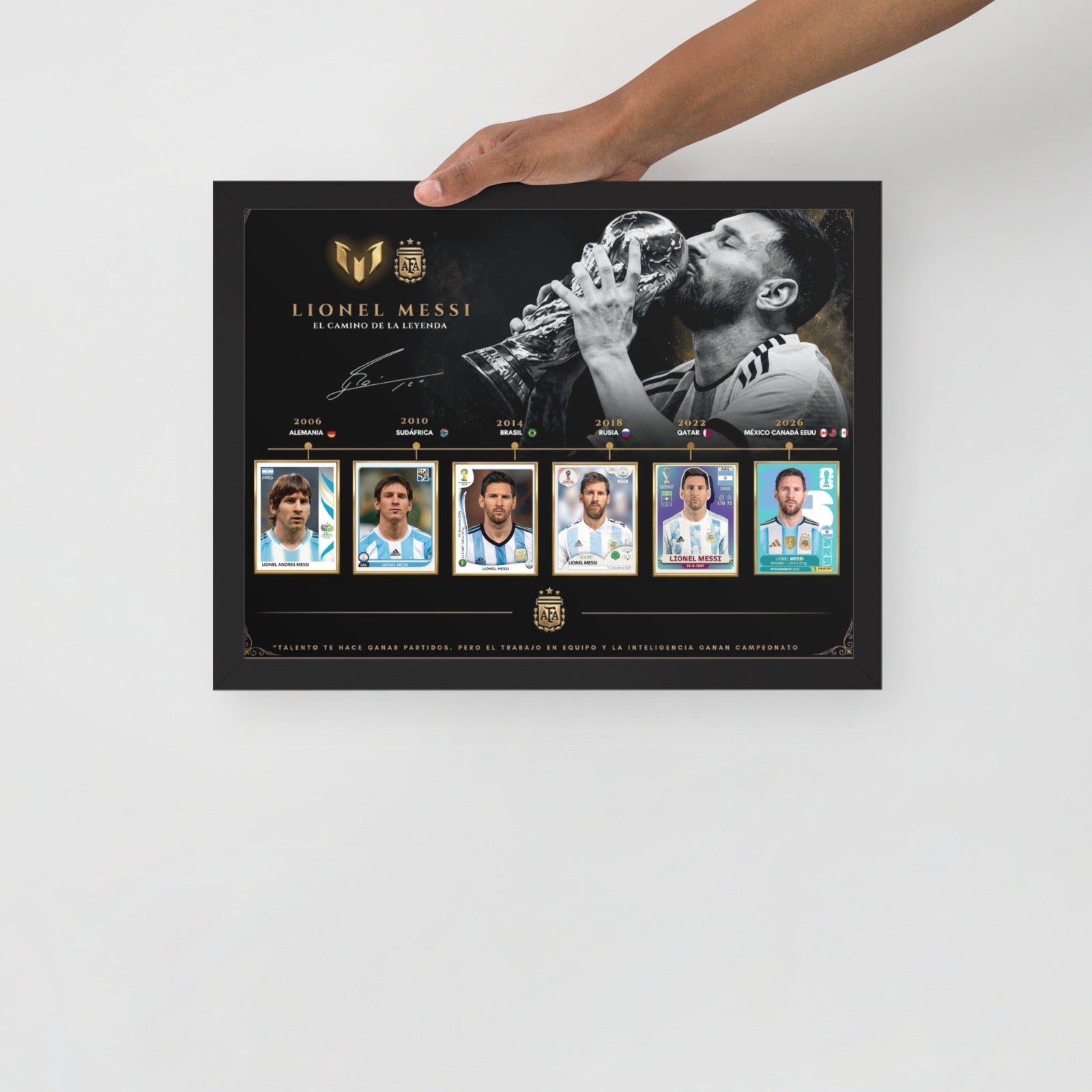 MESSI WM EDITION BILD 12x16