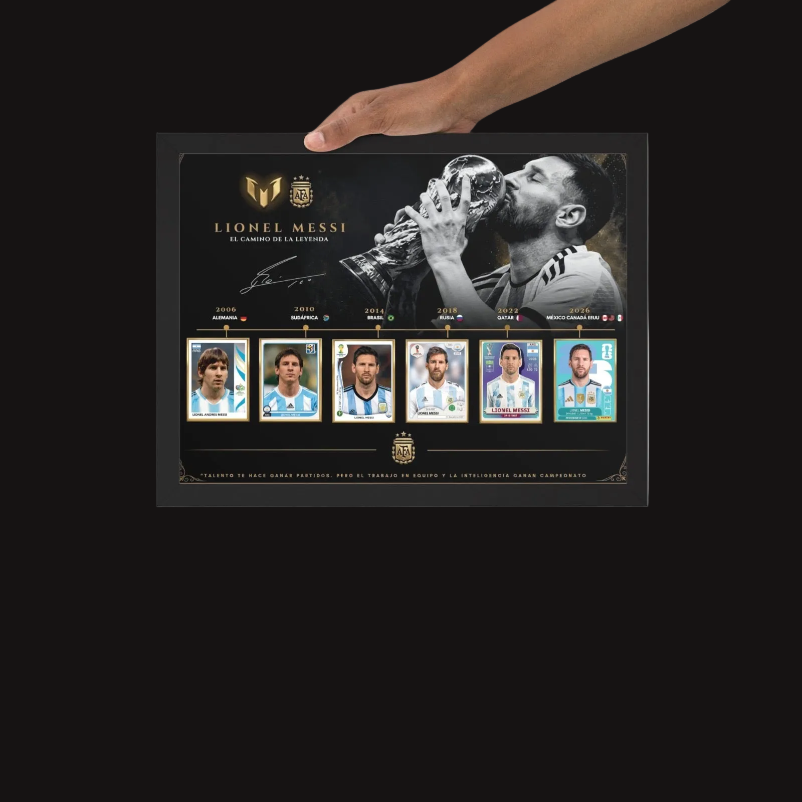 MESSI WM EDITION BILD 12x16
